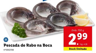 Pescada de Rabo na Boca 700g