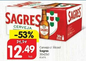 Minipreço Cerveja sagres promoção
