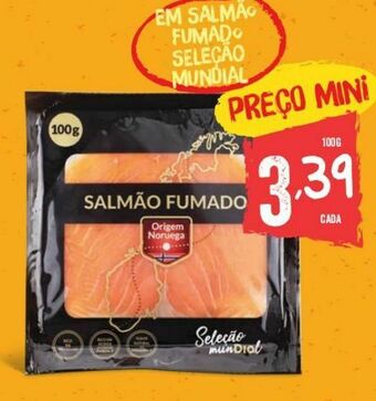 Minipreço Salmão fumado promoção