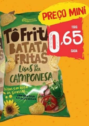 Minipreço Batata chips promoção