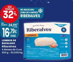 Intermarché Lombos de bacalhau riberalves promoção