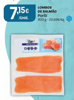 Intermarché Lombos de salmão porsi promoção