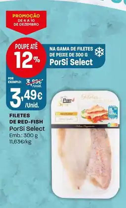 Intermarché Filetes de red-fish PorSi Select promoção
