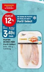 Intermarché Filetes de red-fish PorSi Select promoção