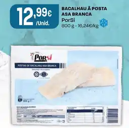 Intermarché Bacalhau à posta asa branca PorSi promoção