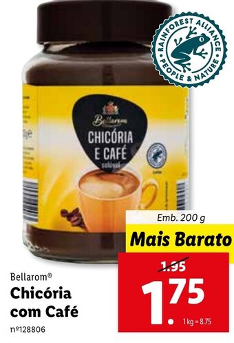 Lidl Bellarom Chicória com Café 200g promoção