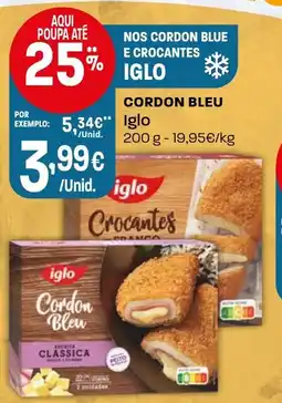 Intermarché Cordon bleu Iglo promoção