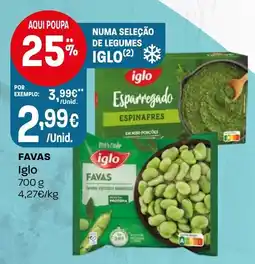 Intermarché Favas Iglo promoção