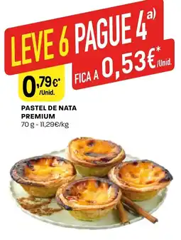 Intermarché Pastel de nata premium promoção
