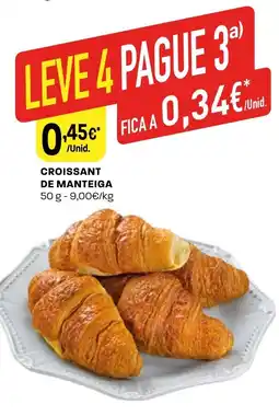 Intermarché Croissant de manteiga promoção