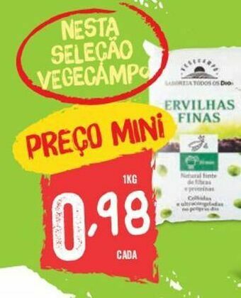Minipreço Ervilhas verdes promoção