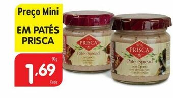 Minipreço Patês prisca promoção