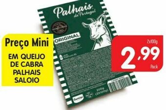 Minipreço Queijo de cabra palhais promoção