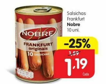 Minipreço Salsicha nobre promoção