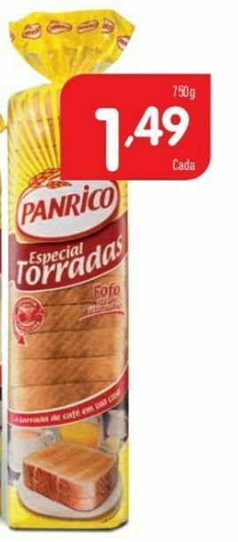 Minipreço Pão de forma panrico promoção