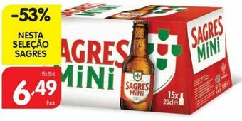 Minipreço Cerveja sagres mini promoção