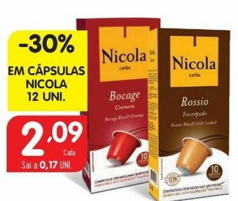 Minipreço Cápsulas de café nicola promoção