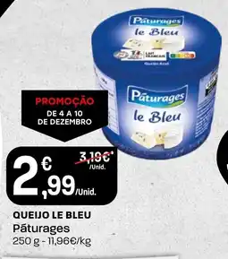 Intermarché Queijo le bleu pâturages promoção
