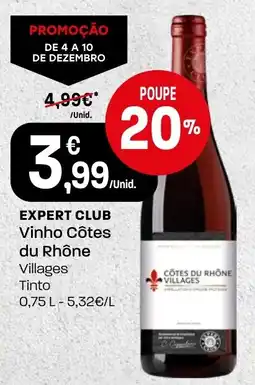 Intermarché Expert club vinho côtes du rhône villages promoção