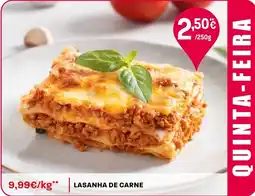 Intermarché Lasanha de carne promoção