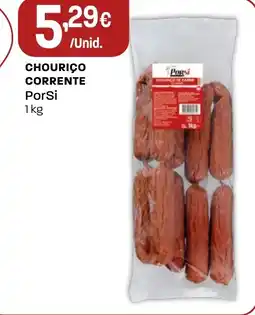 Intermarché Chouriço corrente PorSi promoção