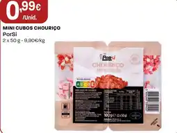 Intermarché Mini cubos chouriço porsi promoção