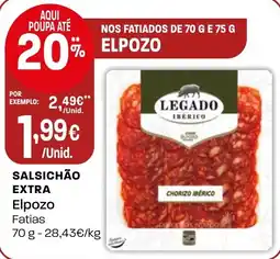 Intermarché Salsichão extra Elpozo promoção