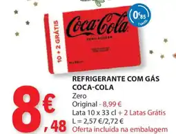 E.Leclerc Refrigerante com gás coca-cola promoção
