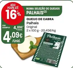 Intermarché Queijo de cabra Palhais promoção