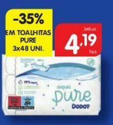 Minipreço Toalhas umedecidas dodot promoção