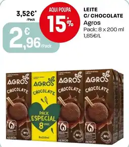 Intermarché Leite c/ chocolate agros promoção