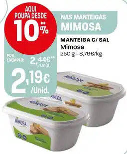 Intermarché Manteiga c/ sal mimosa promoção