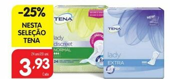 Minipreço Absorvente tena promoção