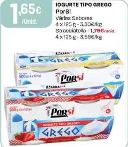 Intermarché Iogurte tipo grego PorSi promoção