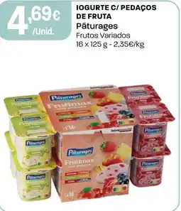 Intermarché Iogurte c/ pedaços de fruta Pâturages promoção
