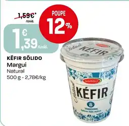 Intermarché Kefir sólido Margui promoção