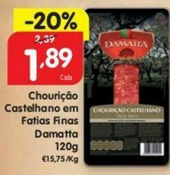 Minipreço Chouriço damatta promoção
