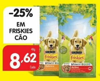 Minipreço Ração para cães friskies promoção