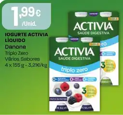 Intermarché Iogurte activia líquido Danone promoção