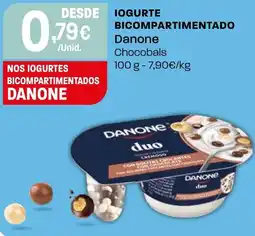 Intermarché Iogurte bicompartimentado Danon promoção