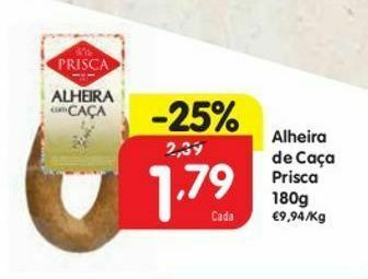 Minipreço Alheira promoção