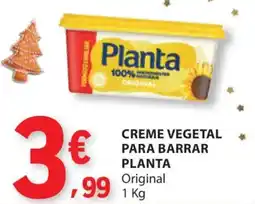 E.Leclerc Creme vegetal para barrar planta promoção