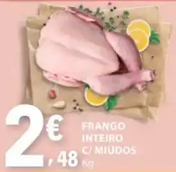 E.Leclerc Frango inteiro c/ miúdos promoção
