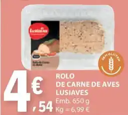 E.Leclerc Rolo de carne de aves lusiaves promoção