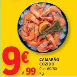 E.Leclerc Camarão cozido promoção