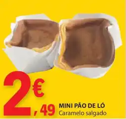 E.Leclerc Mini pão de ló caramelo salgado promoção