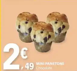 E.Leclerc Mini panetone chocolate promoção