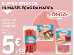 E.Leclerc Chourico de carne corrente promoção