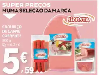 E.Leclerc Chourico de carne corrente promoção