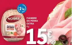 E.Leclerc Fiambre da perna extra promoção